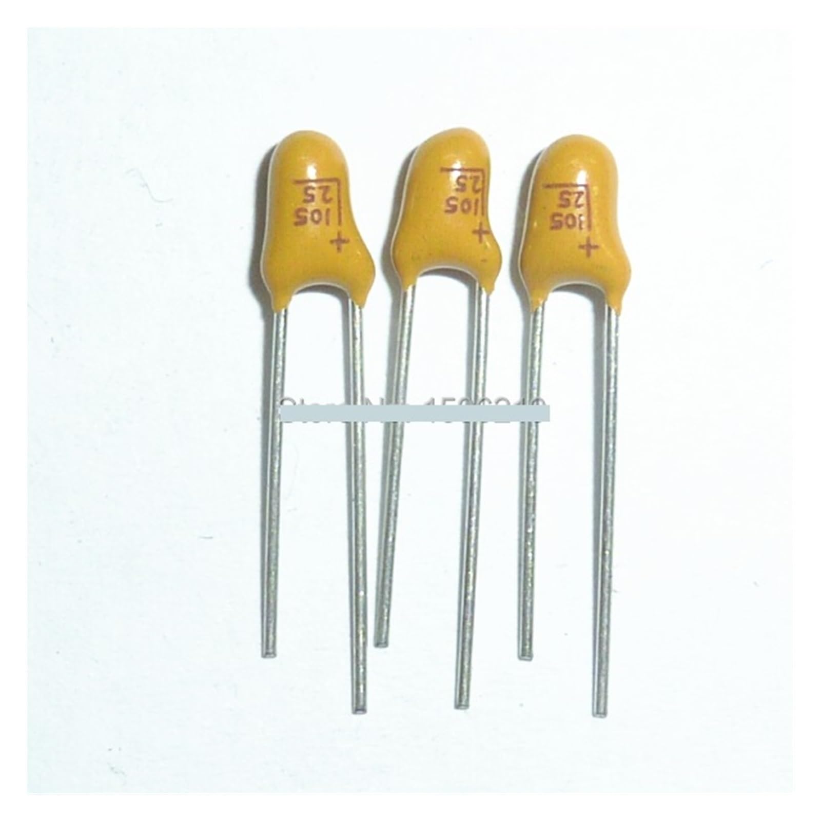 AARTERZZA 50pcs Tantalum Capacitor 1uF 25V 25V1uF Dip Radial