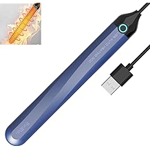 USB Space Heater Pad Stick Automatic Temperature Control 46℃ Heating Uniform Toys Warmer Cable Length 2.3ft (Purple)