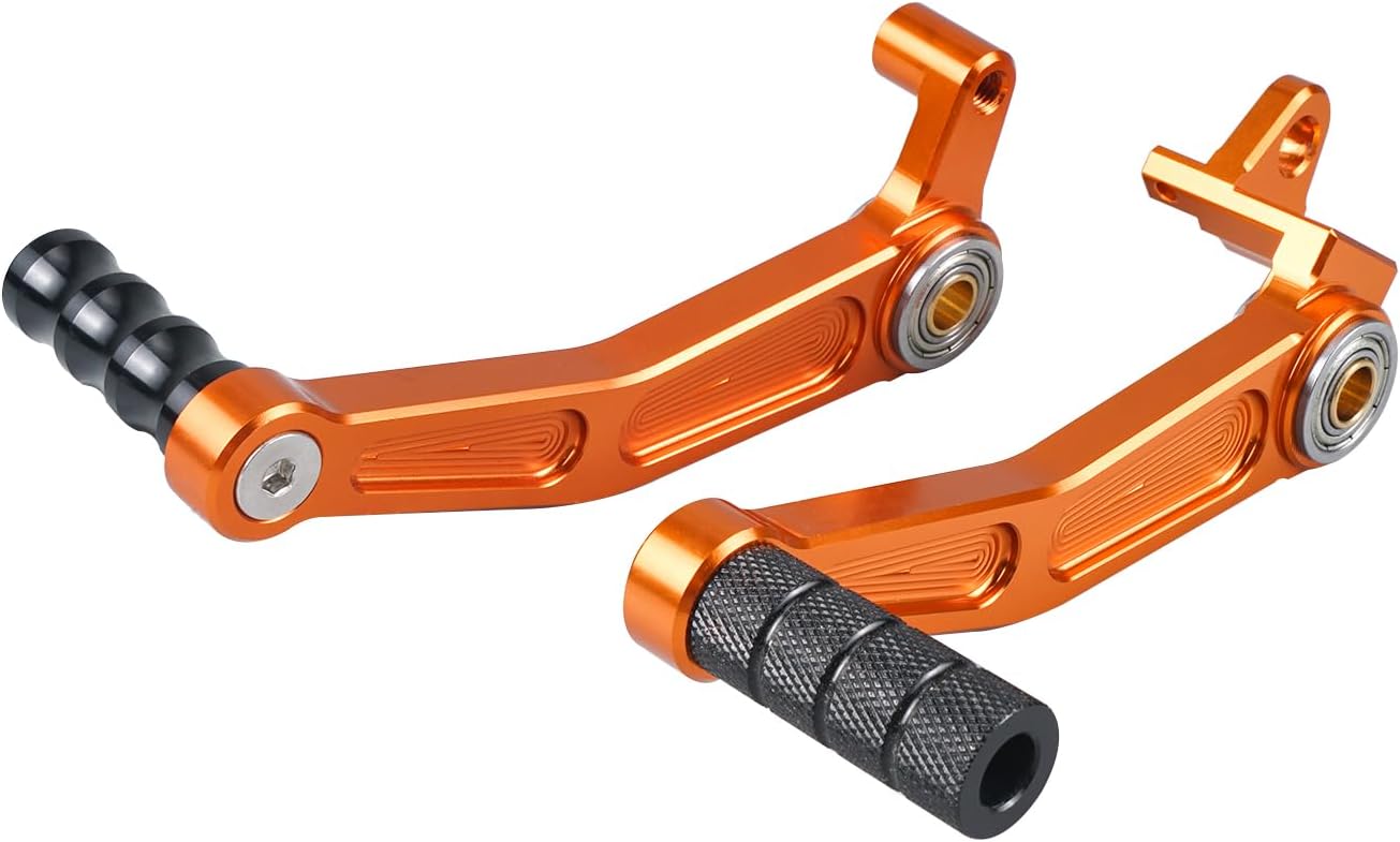 NICECNC Foot Brake Pedal Gear Shift Levers Compatible with RC125/RC200/RC390 2014-2016, 390 Duke 2013-2016, 200 Duke 2012-2016, 125 Duke 2011-2015, See Fitments
