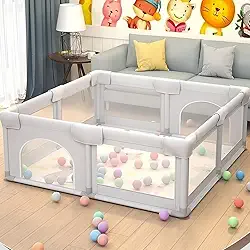 Cercadinho Para Bebês, Playground Infantil, Chiqueirinho. Desmontável, Super Resistente. Com Proteção para seu Bebê