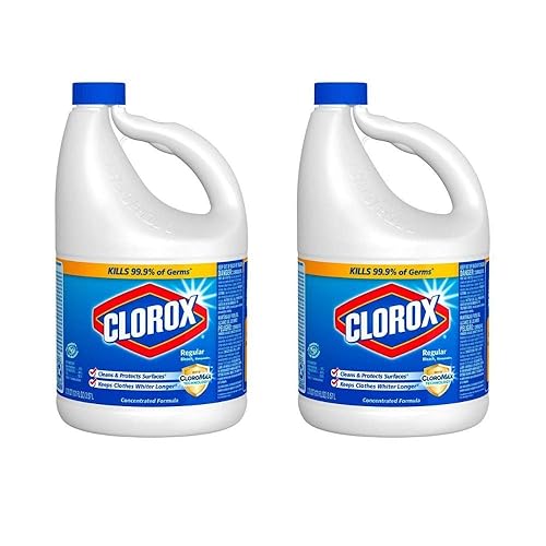 Clorox 30966 - Blanqueador concentrado regular 121 onzas paquete de 2