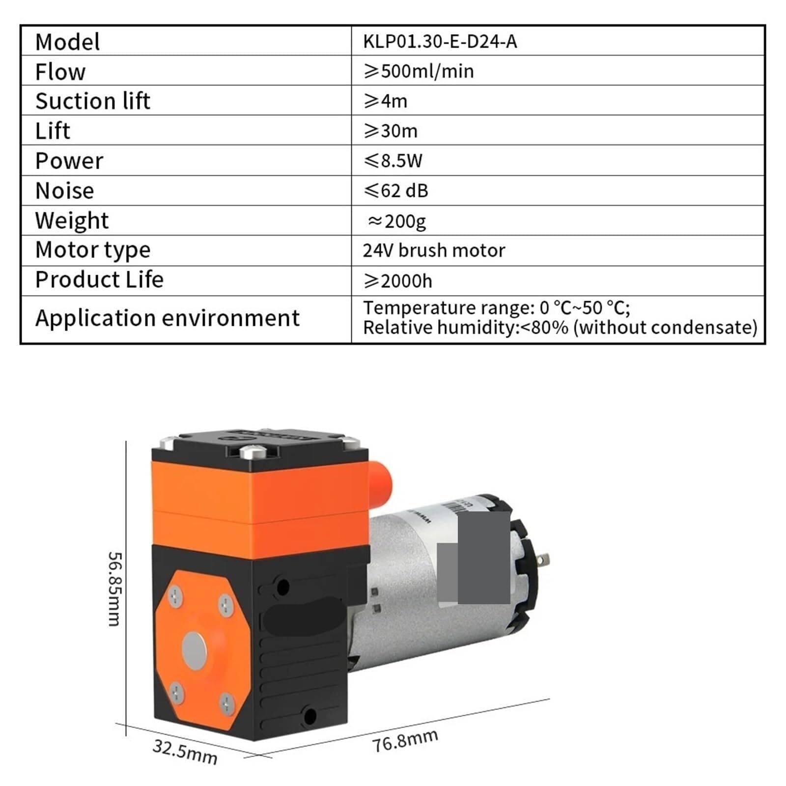 Industrielle Schlauchpumpe, Membranpumpen, Flüssigkeitspumpe Mit Hohem Durchfluss, 12-V- Und 24-V-Motor, Druck Für Abwasserlabore,für Labor(24v)