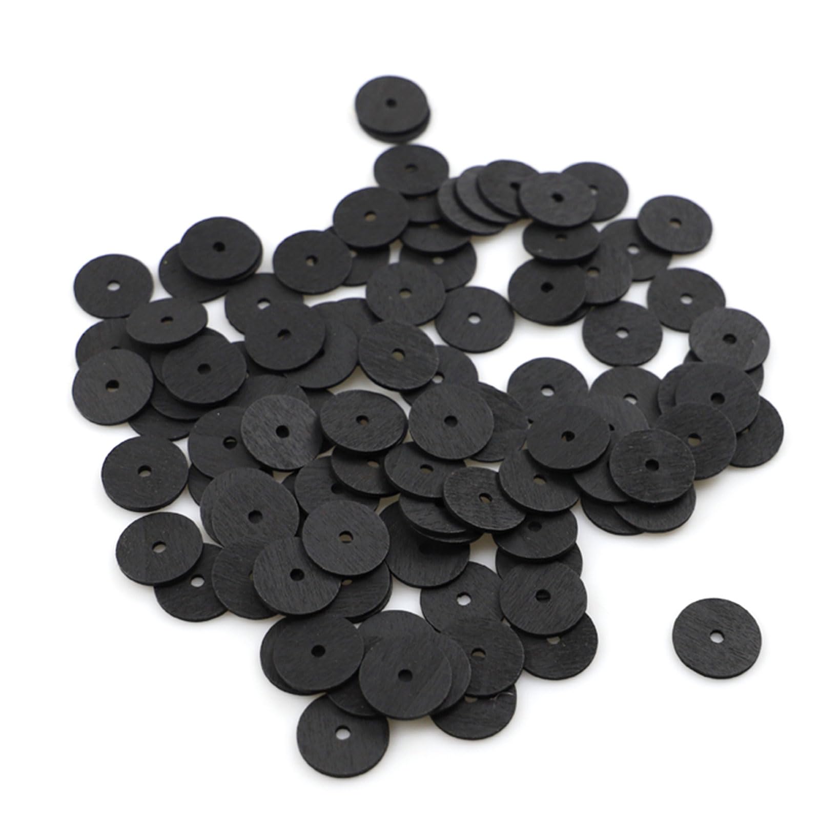 FOLODA 50 Pieces Snowman Wooden Buttons For Craft Garland Decoration Wooden Beads Garland Making Winter Christmas Party Winter Beads