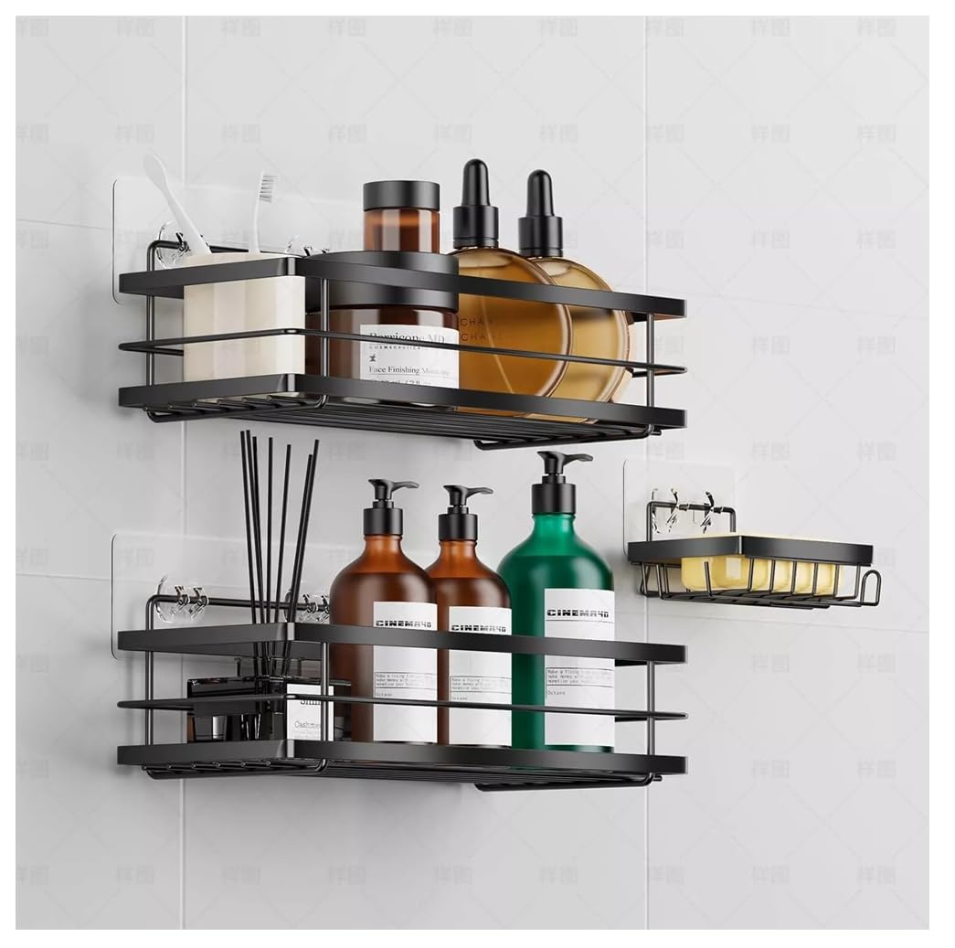 3 Pack Shower Caddy Shelf Bathroom Basket Bath Storage Holder Organizer Rack NEW
