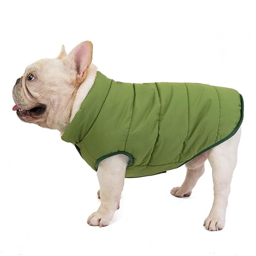 Abrigo de Perro Abrigo de Clima Frío Chaqueta a Prueba de Viento Chaleco de Perro de Lana Abrigo de Ropa…