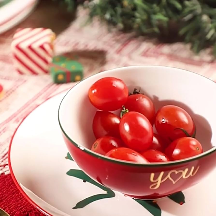 クリスマスデザイン 食器セット Amazon.co.jp: 12個/セットクリスマスツリー食器セット