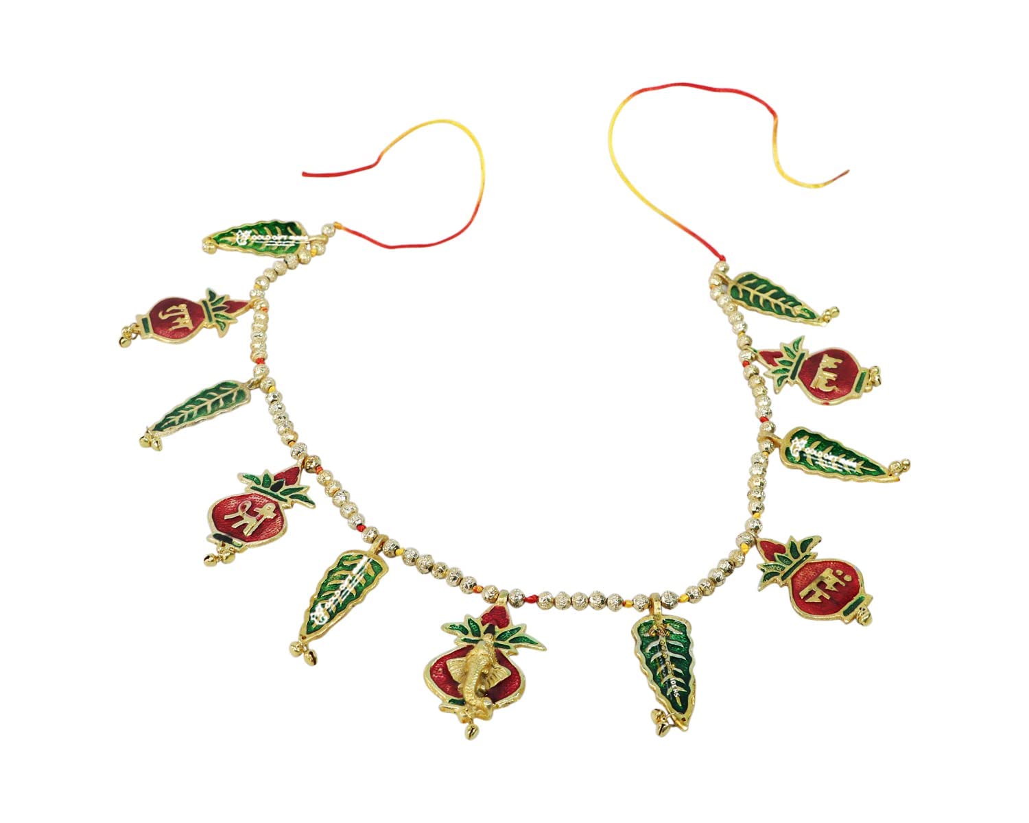 Metal Kalash Toran - Traditional Indian Door Decor -2 Metal Kalash Toran - Traditional Indian Door Decor -2