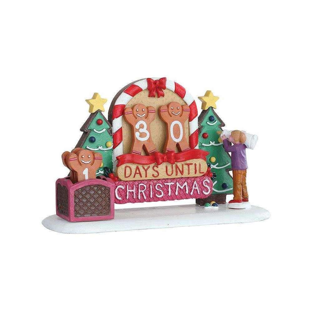 Lemax Gingerbread Countdown pour remplacer le calendrier traditionnel par un objet chic