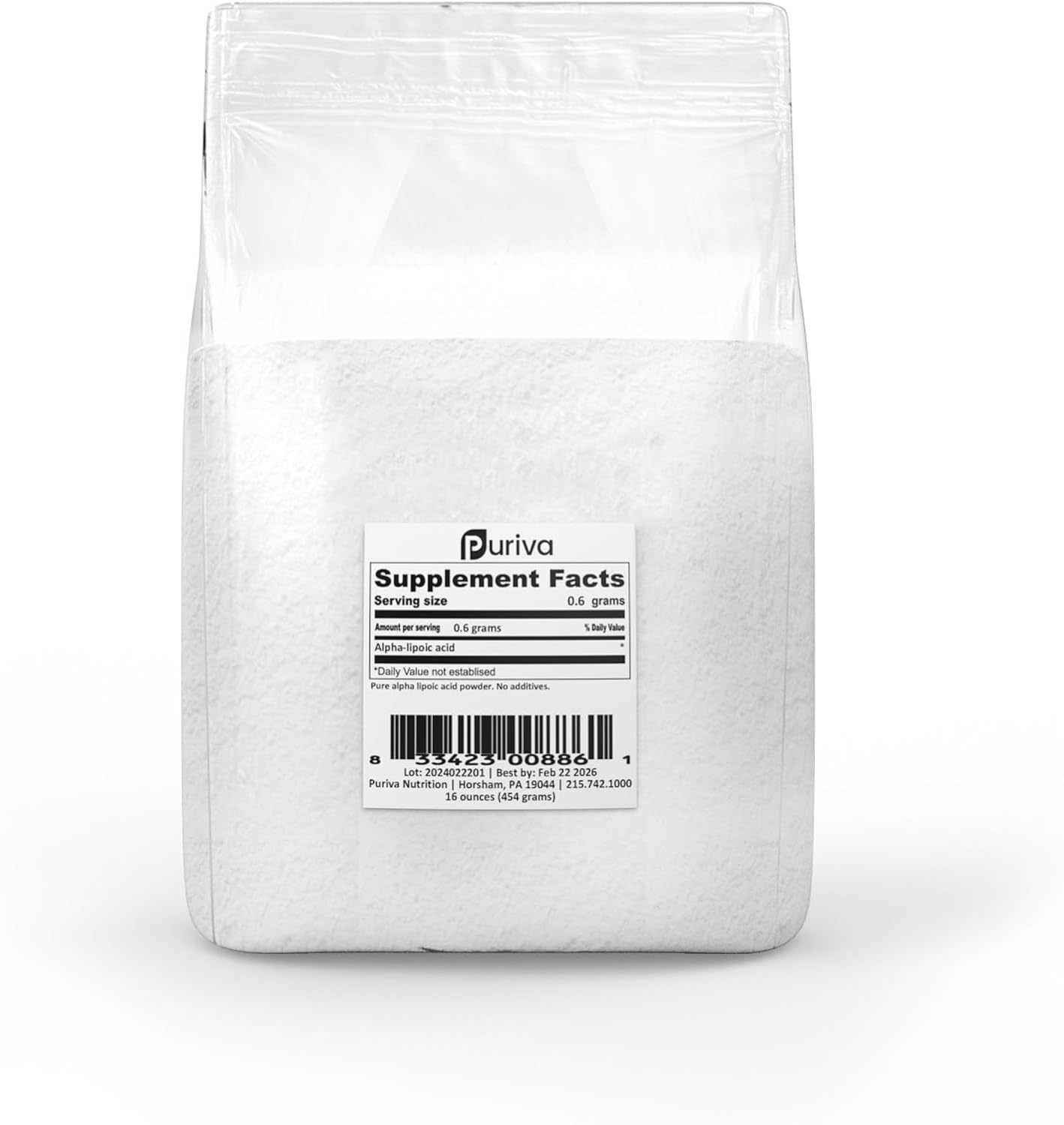 Alpha-lipoic Acid Powder, 1 Pound