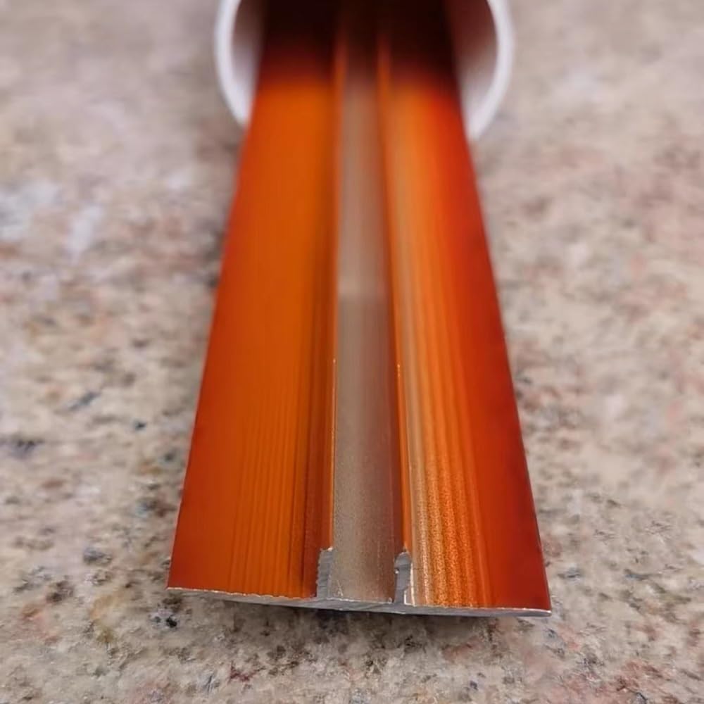 Profilo Di Transizione In Alluminio Per Soglie Pavimento - 90 Cm, Larghezze 10-60 Mm, Bianco, Set Da 3 Pezzi