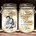 My Favorite Place In All The World Is Next To You Custom Photo Mason Jar Light Gift for Couple Boyfriend Girlfriend Romantic LED Jar Lights Decor Gift for Husband Wife on Valentine's Day Birthday