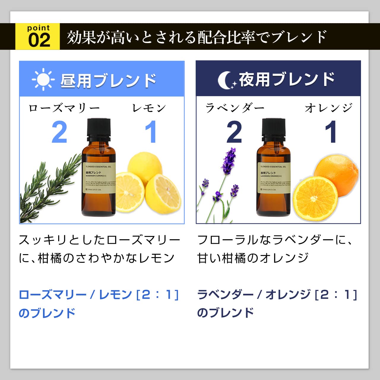 Amazon.co.jp: エッセンシャルオイル アロマオイル アロマ 昼用夜用