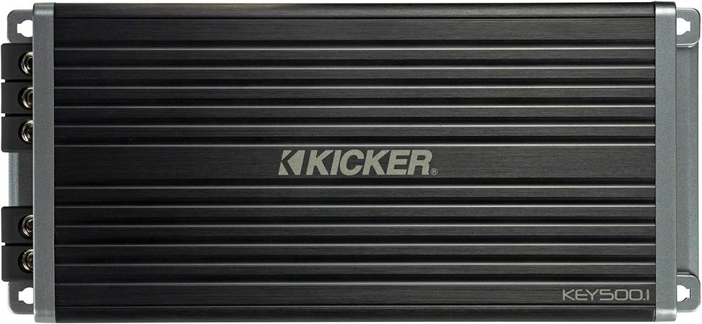 Kicker 47KEY5001 500-Watt Mono Channel Amp with StartStop Capability | Compact subwoofer bass upgrade easy install in trucks and daily drivers keeps playing through engine restarts deep lows product thumbnail 4