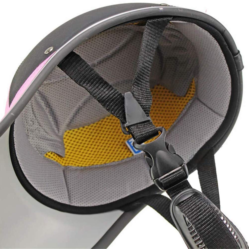 Demi-casque de moto - Casquette de baseball - Casque de protection anti-UV - Style vintage