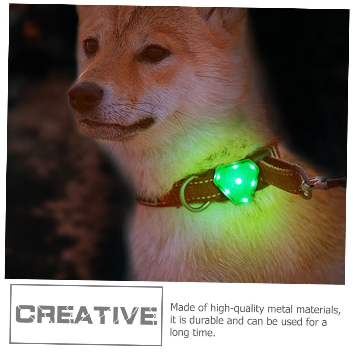ERINGOGO Luce di Sicurezza per Animali Domestici Luce Notturna per Lampada da Passeggio per Esterni di Sicurezza LED di Avvertimento per Animali Domestici