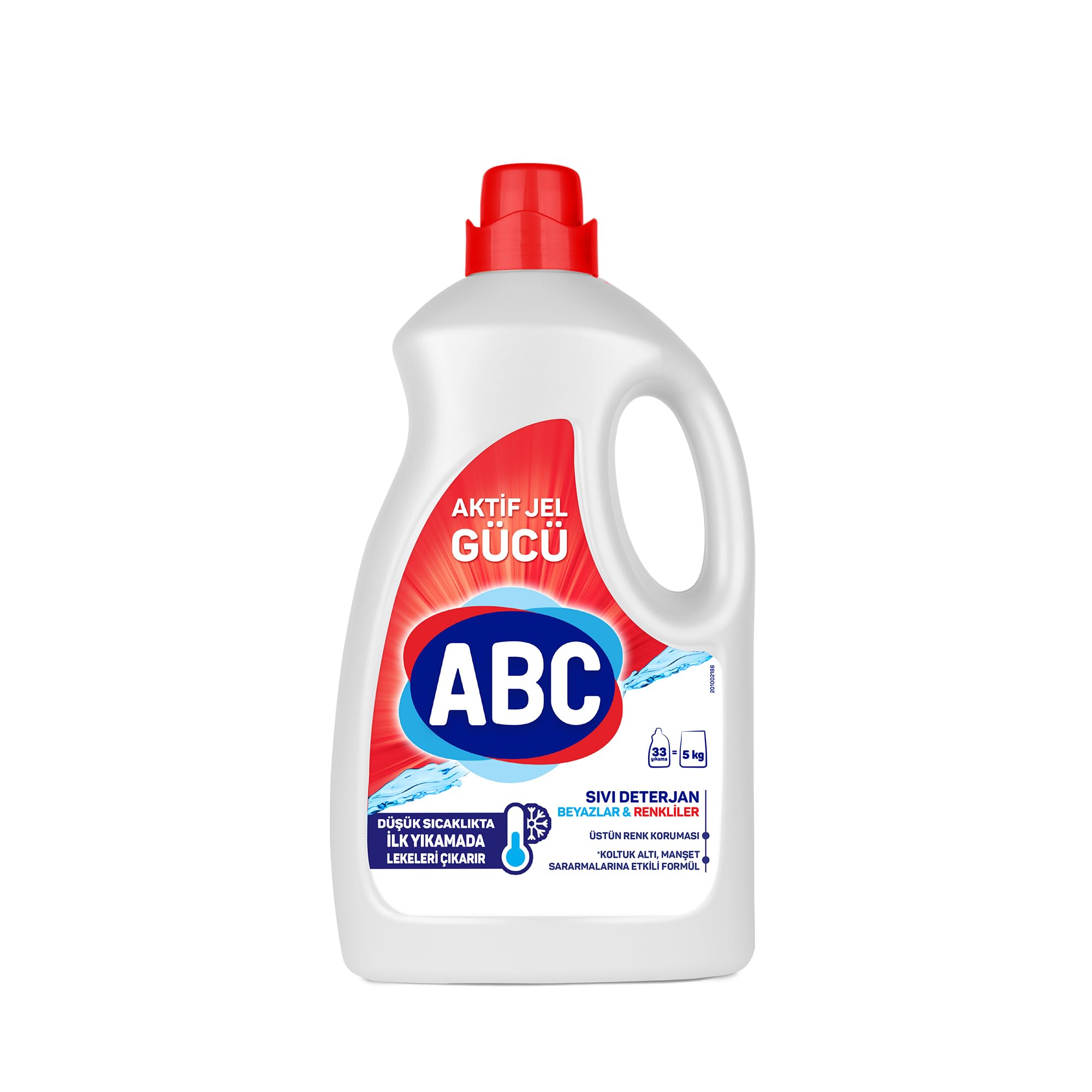 ABC DETERJAN Sıvı Performans Deterjanı Beyazlar & Renkliler 2145 ml