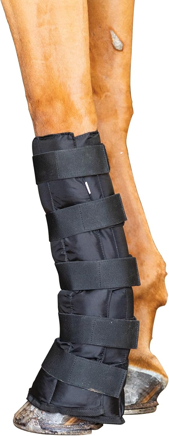 Dura-Tech Leg and Hoof Wrap for Horses | Prolonged Cold Therapy | Soothes Horse's Leg and Hoof | Reduces Swelling and Prevents Inflammation | Size Full Size | Color Black