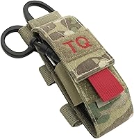 Vista 5 de Rothco MOLLE - Bolsa táctica para torniquete y cizalla, acceso rápido en emergencias