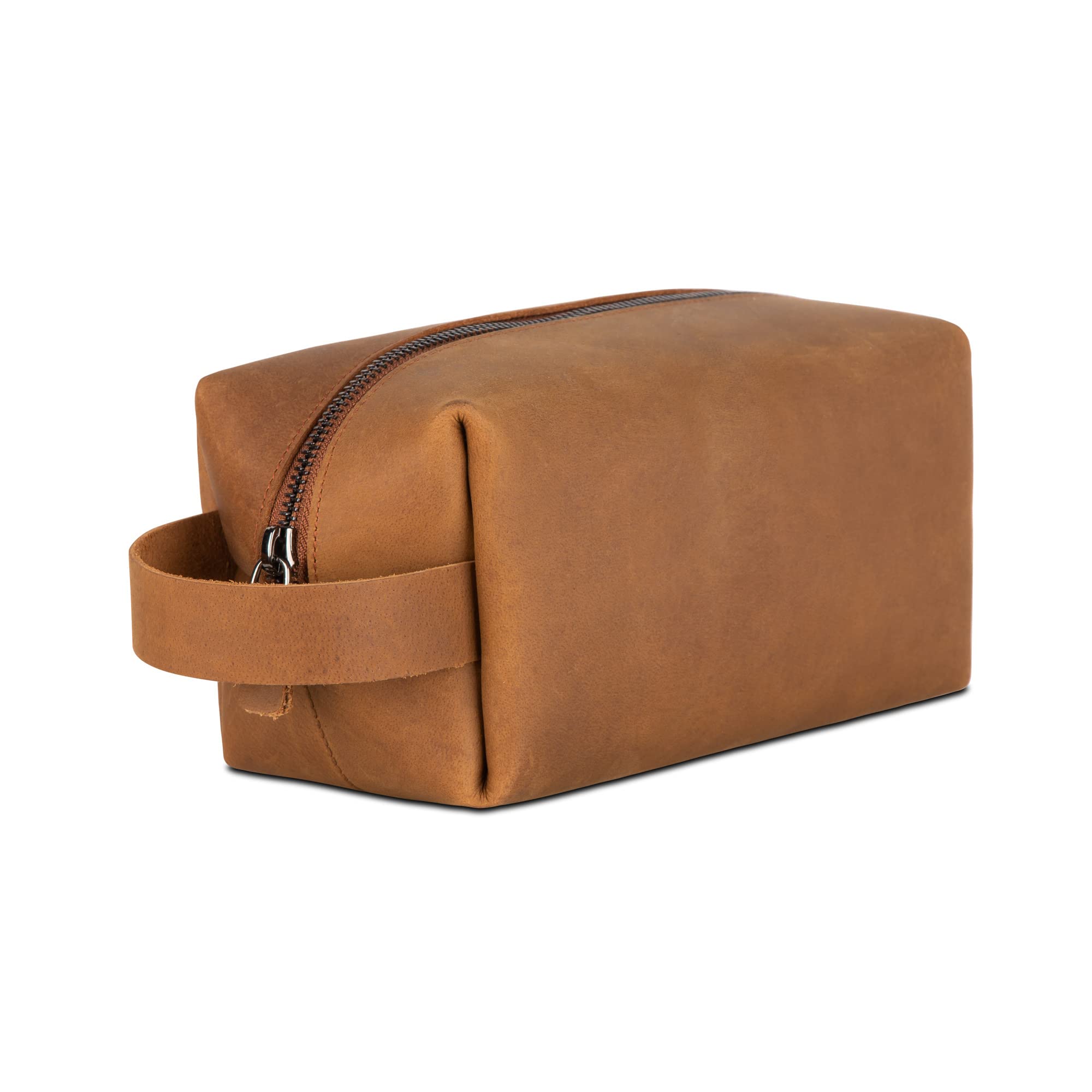 Blade Kulturbeutel Herren aus hochwertigem Leder, handgefertigte Kulturtasche, Leder Dopp Kit für Damen und Herren, Premium Kosmetiktasche für die Reise, Waschtasche für Männer & Frauen