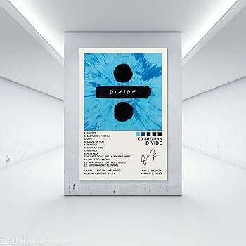 Amazon.co.jp: KUCOON Ed Sheeran ディバイド ポスター アルバム