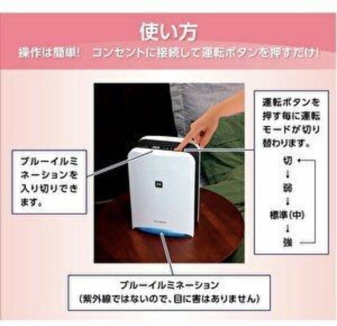 Amazon.co.jp: フジコー 空気消臭除菌装置（8畳まで ホワイト）FUJICO