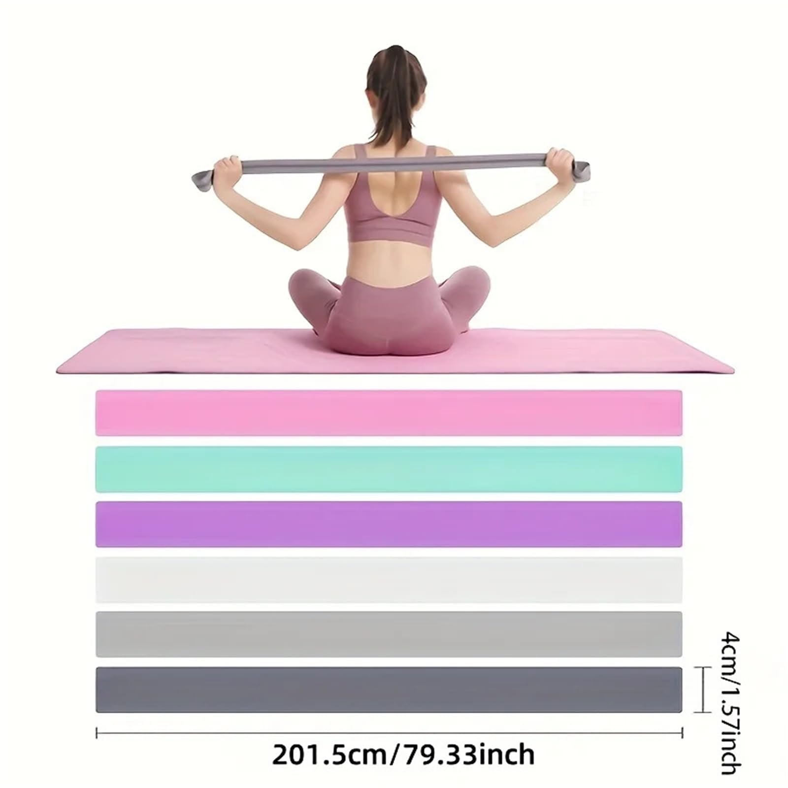 Gomas Elasticas Musculacion 3 Piezas Banda De Tensión Tejida Larga | Entrenamiento de dominadas elásticas de resistencia física