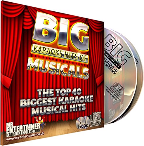 Sponsored Ad – Mr Entertainer Big Karaoke Hits of Musicals - Double CD+G (CDG) Pack. 40 Broadway Classic Songs