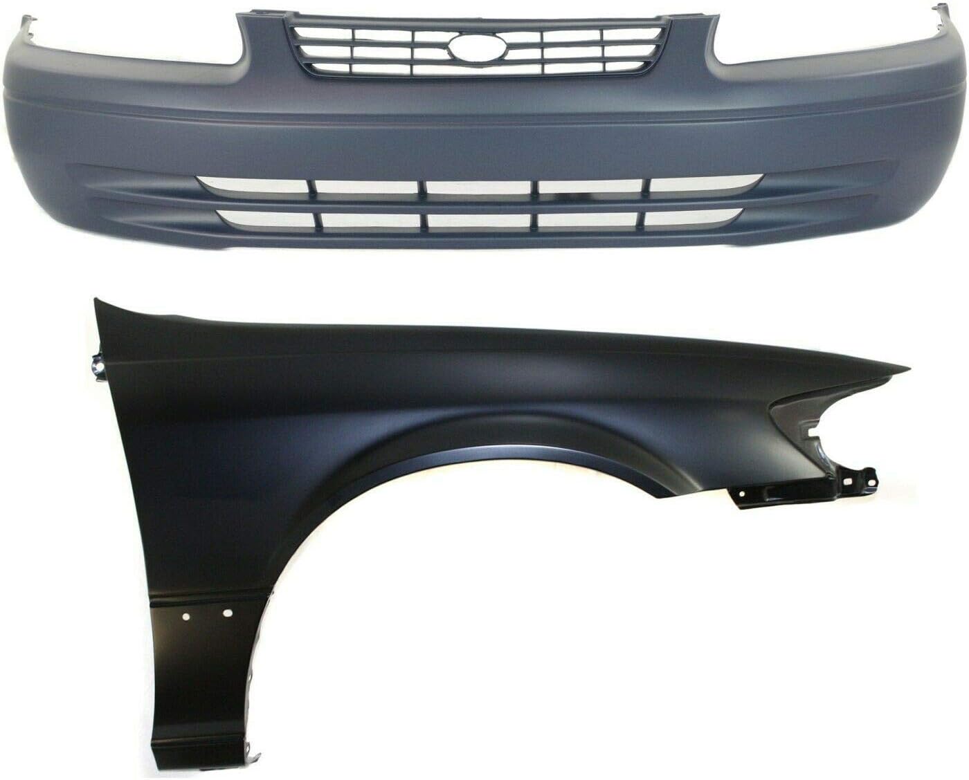 Front Bumper Cover and Fender 2Pc Car & Truck Parts