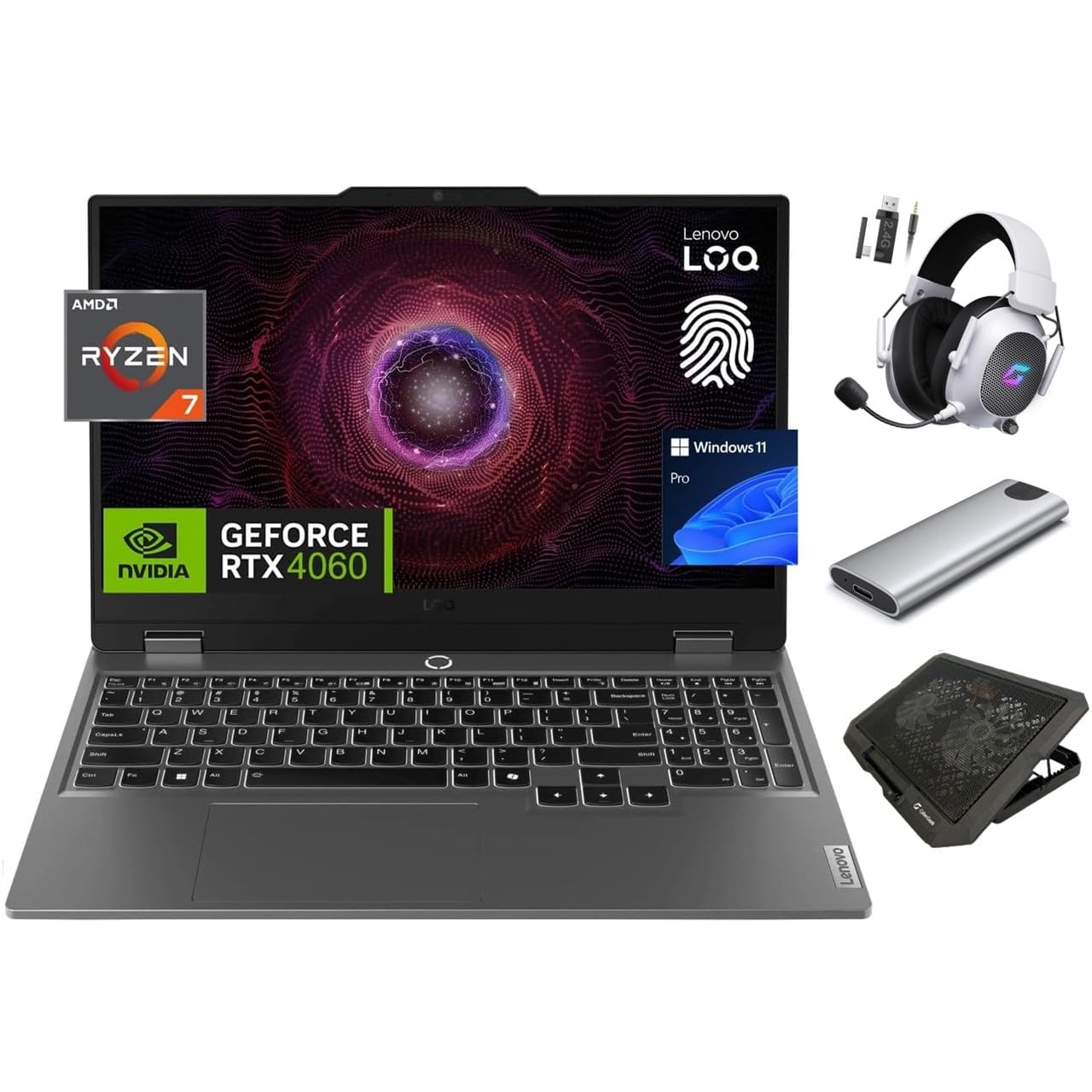 レノボ Lenovo-LOQ RTX 4060-Gaming Laptop-2024 - AMD Ryzen 7 7435HS 