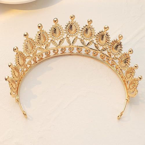Miniatura 8 de Kamirola Tiaras - Corona de princesa para mujeres y niñas, diademas de cristal para novia, princesa para boda y fiesta (TR21)