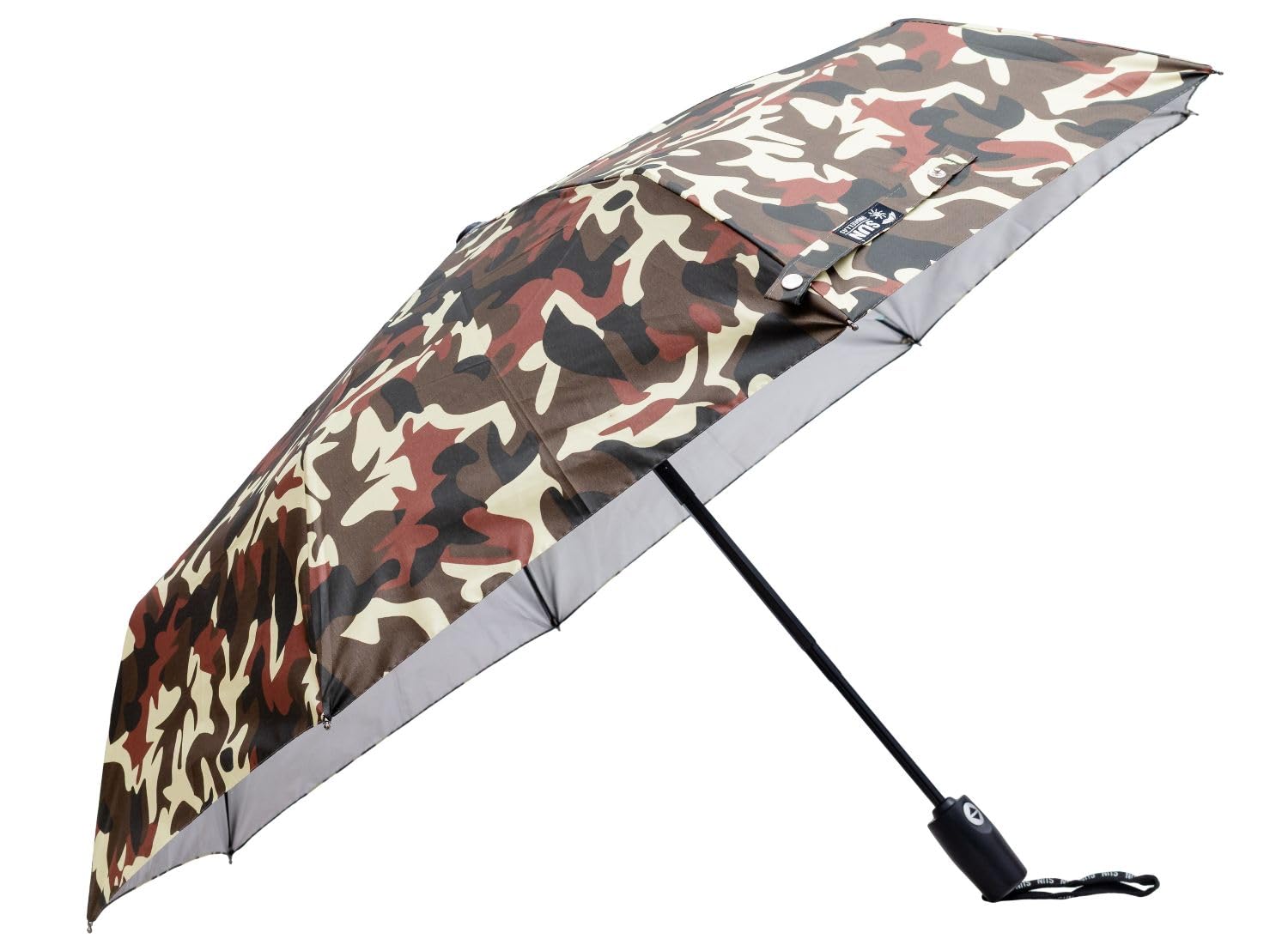 Commando, 3 Fold, Auto Open And Auto Close, UV Protective, UPF 50+ Umbrella (Military Print)-image-8