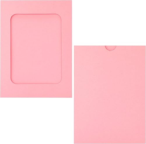 Miniatura 10 de jijAcraft 20 marcos de fotos de papel negro, marcos de fotos de cartón de 4 x 6 pulgadas con clips de madera y cuerda, marcos de fotos de bricolaje