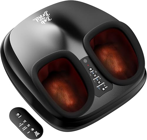 BOB AND BRAD Foot Massager Machine with Heat and Remote, …