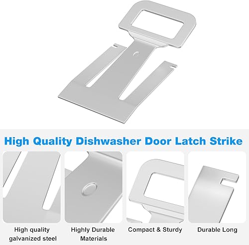 Miniatura 5 de WP8580309 - Cerradura de puerta para lavavajillas Whirlpool Kenmore 8580309, 8269111, 1181203, AH1156352, EA1156352, PS1156352