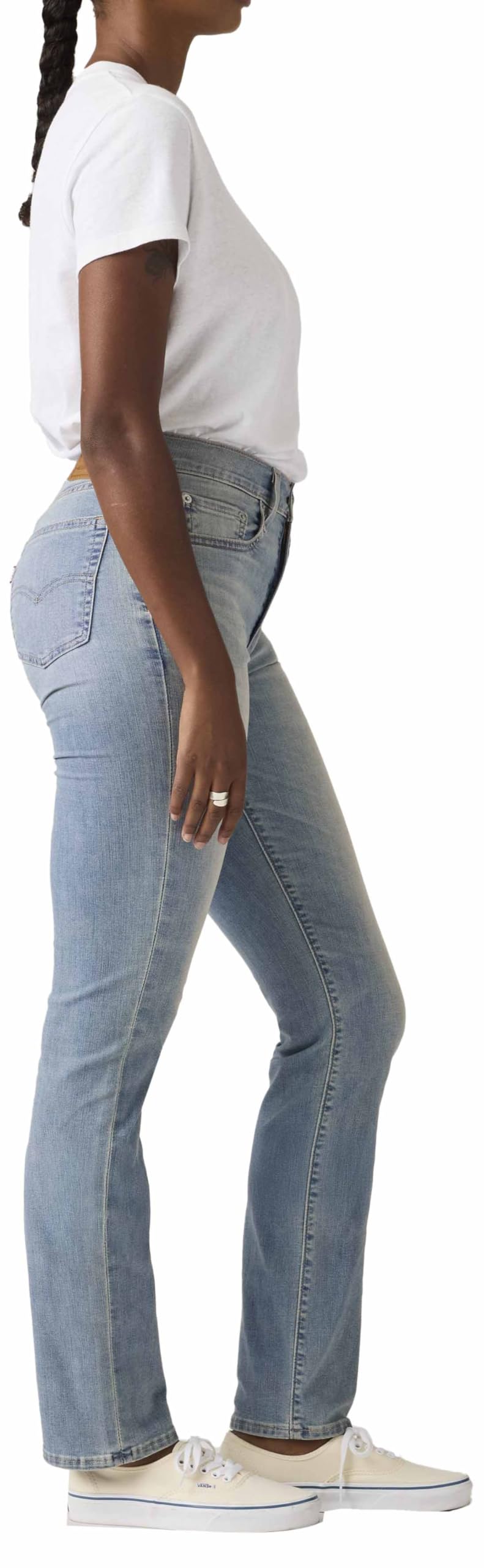 Levi's 724 High Rise Straight Slipped In Cool – Ansicht 2