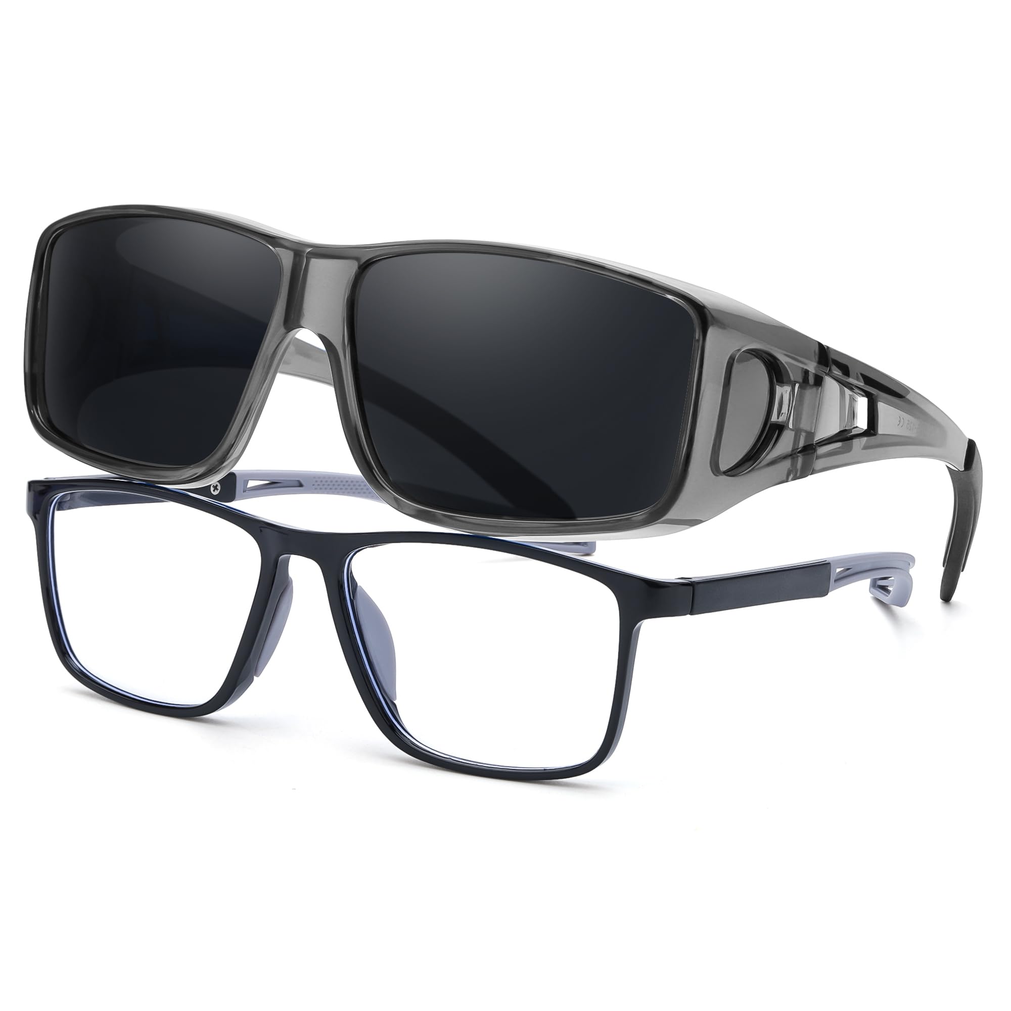 Polarized UV400 Fit Over Glasses Sunglasses for Women Men