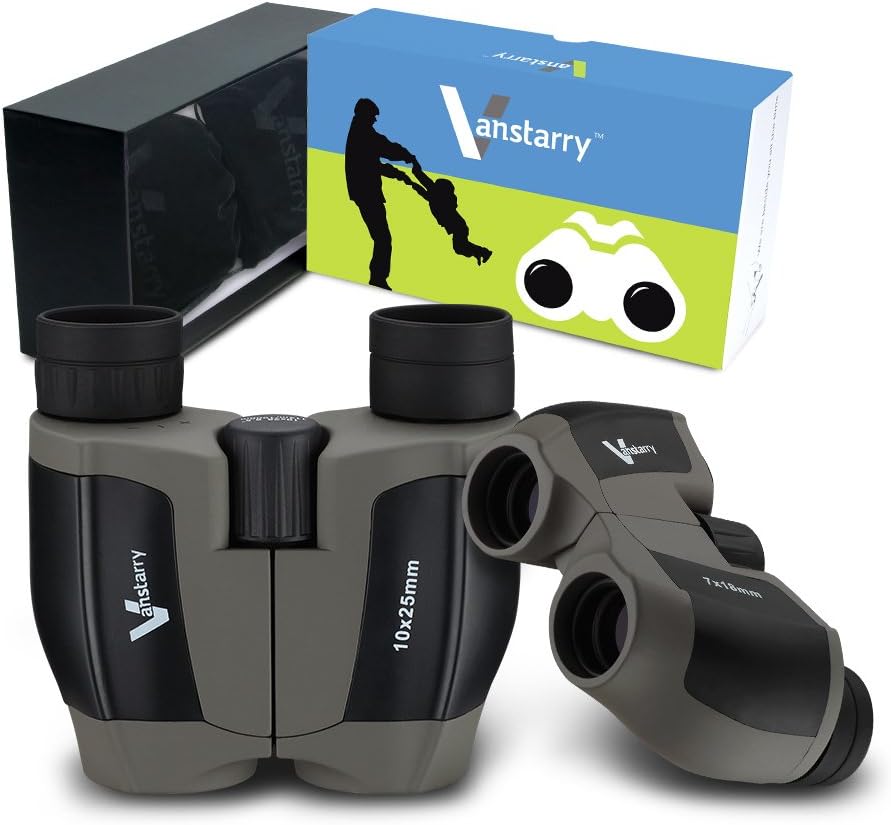 10x25/7x18 Small Binoculars for Kids Adults,Folding Compact High Powered Binoculars for Bird Watching,Hiking,Travelling,Hunting,Sporting Events,Indoor Outdoor Watching Activities.