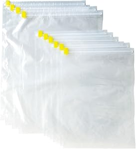 AQUATALK 衣類圧縮袋 手巻き圧縮 (M4枚/ L6枚) / 掃除機不要 手押し圧縮 圧縮袋 旅行グッズ トラベルグッズ 日本製 石崎資材 CML-10