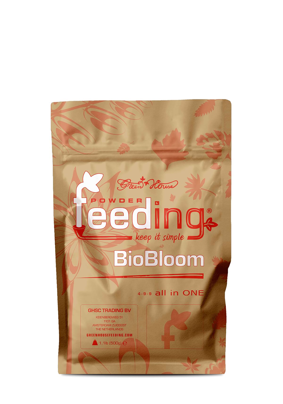 Düngerset – BioGrow Kit (500 g) + BioBloom (500 g) – Komplettset mit Dünger für Wurzeln, Blüte und Wachstum – Green House Feeding Pack – Outdoor und Indoor