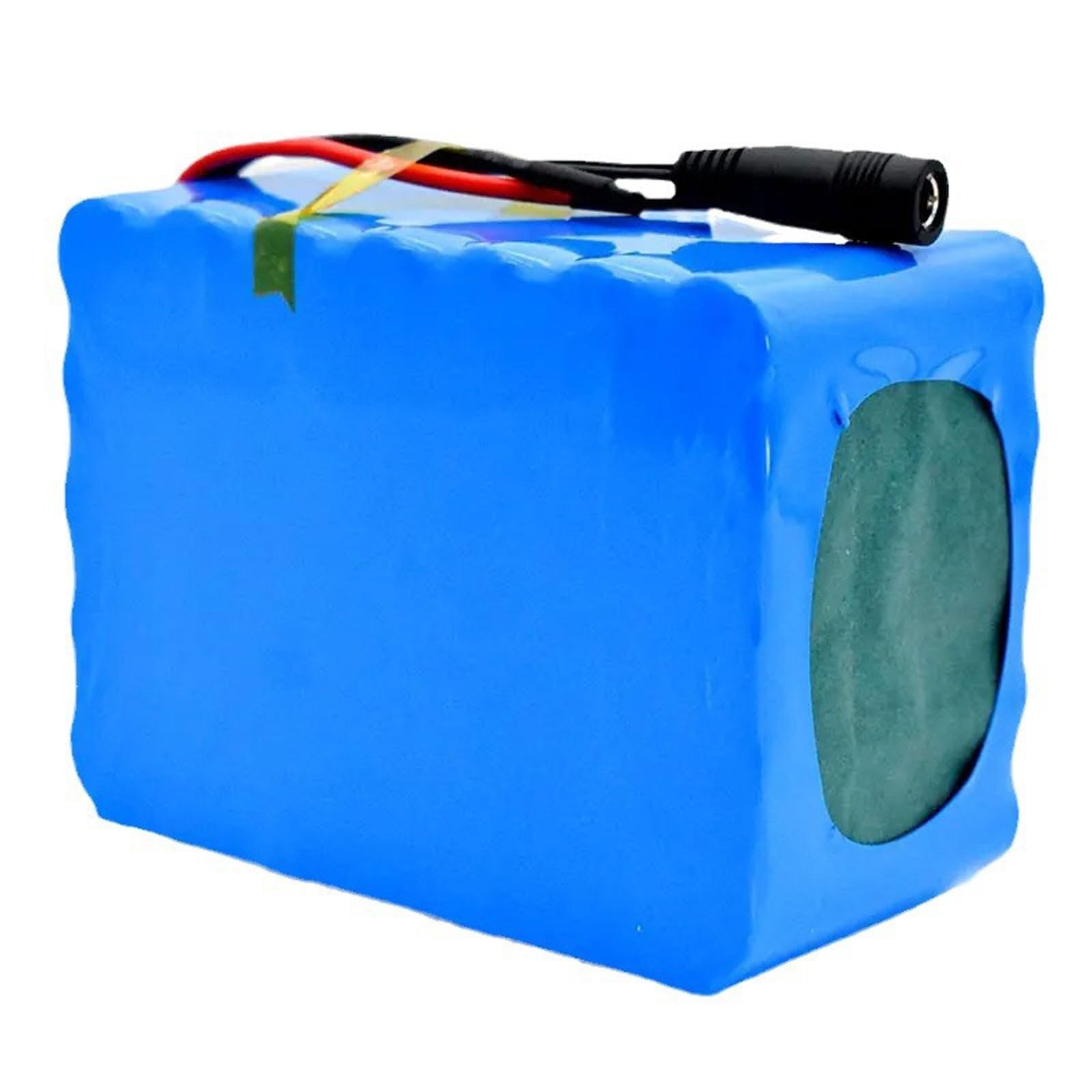 Batteria Per Bicicletta Elettrica Monopattino 29.4V 38Ah Batteria Al Litio Per Bici Elettrica 7S5P Con BMS E Caricabatterie Guscio In PVC Impermeabile per motori da 200-500 W 29.4V 38Ah,XT60+JST