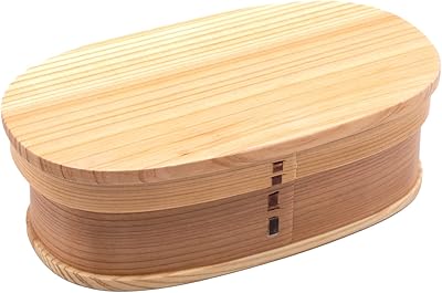 和歌山峠のわっぱめし弁当箱屋さん(wakayama wappa bento box store) 曲げわっぱ 木製 杉の木 18×10cm ランチボックス 一段 ナチュラル A-7-273066