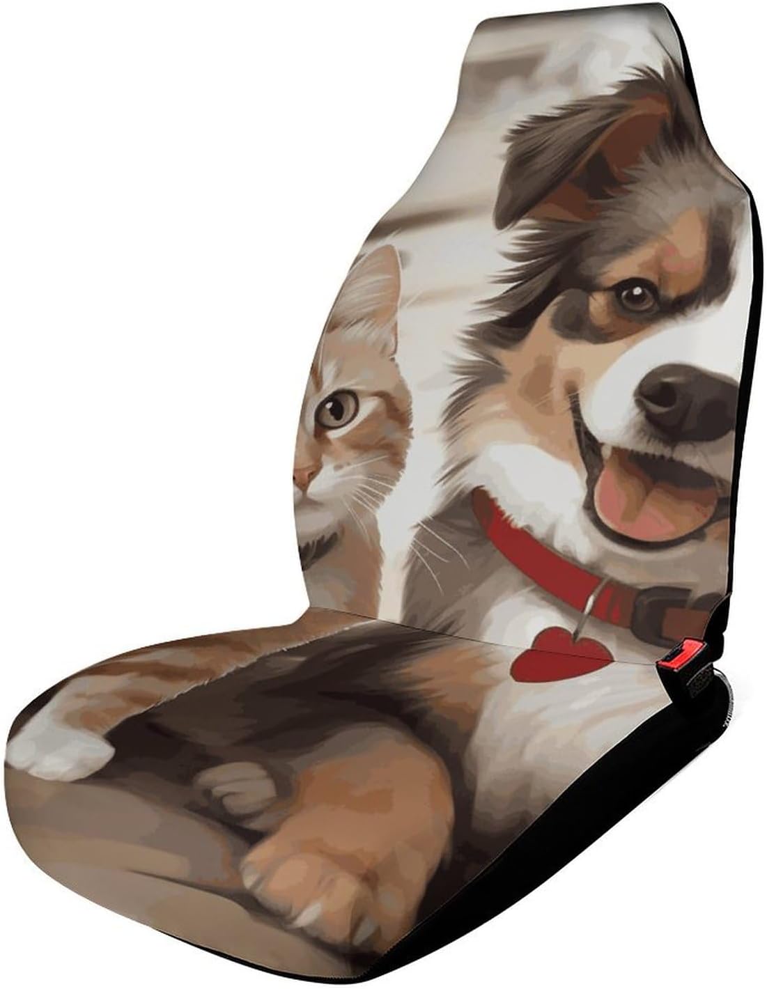 Car Seat Protectors Donuts Printed Car Seat Cover Waterproof Easy to Install for Most Cars Babies and Pets