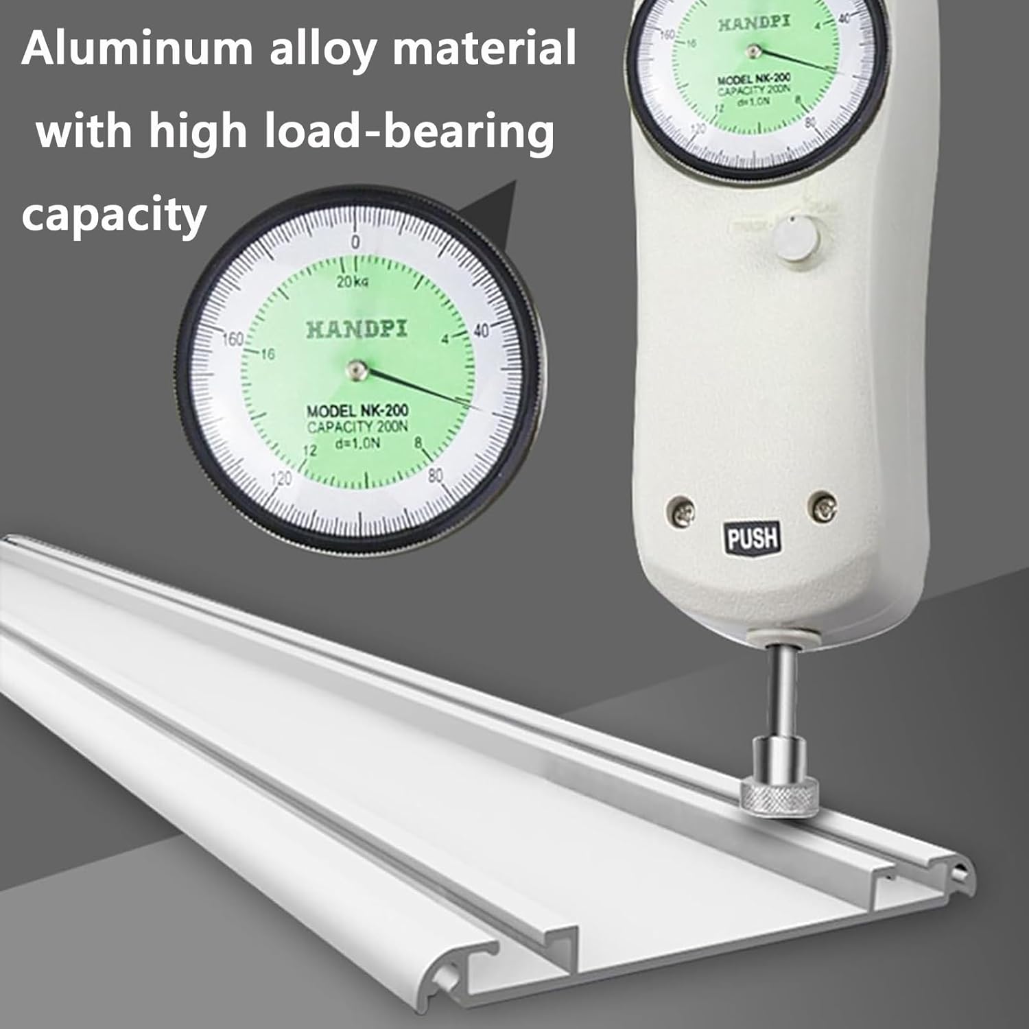 Curtain Conjoined Double Track, Heavy-Duty Curtain Rails, Ultra-thin One-piece Double Track Curtain Track, Ceiling Curtain Track, Aluminum Curtain Rails, for Living Room and Bedroom ( Size : 2m/6.5ft