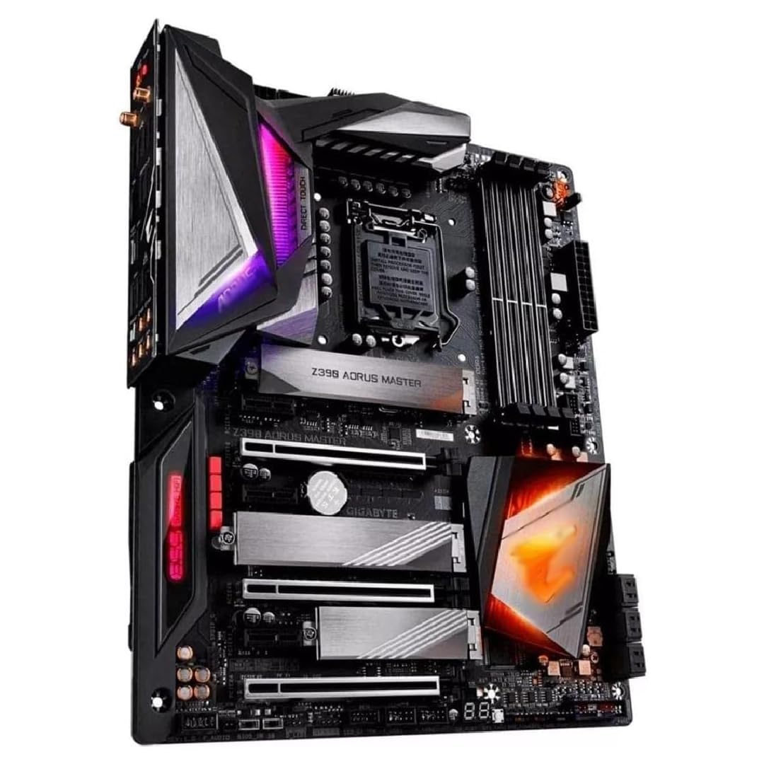CPU i9-9900K / Z390 AORUS MASTER / DDR4 32GB Placa-Mãe ATX Z390 AORUS MASTER - LGA1151 com DDR4, Triple M.2 e