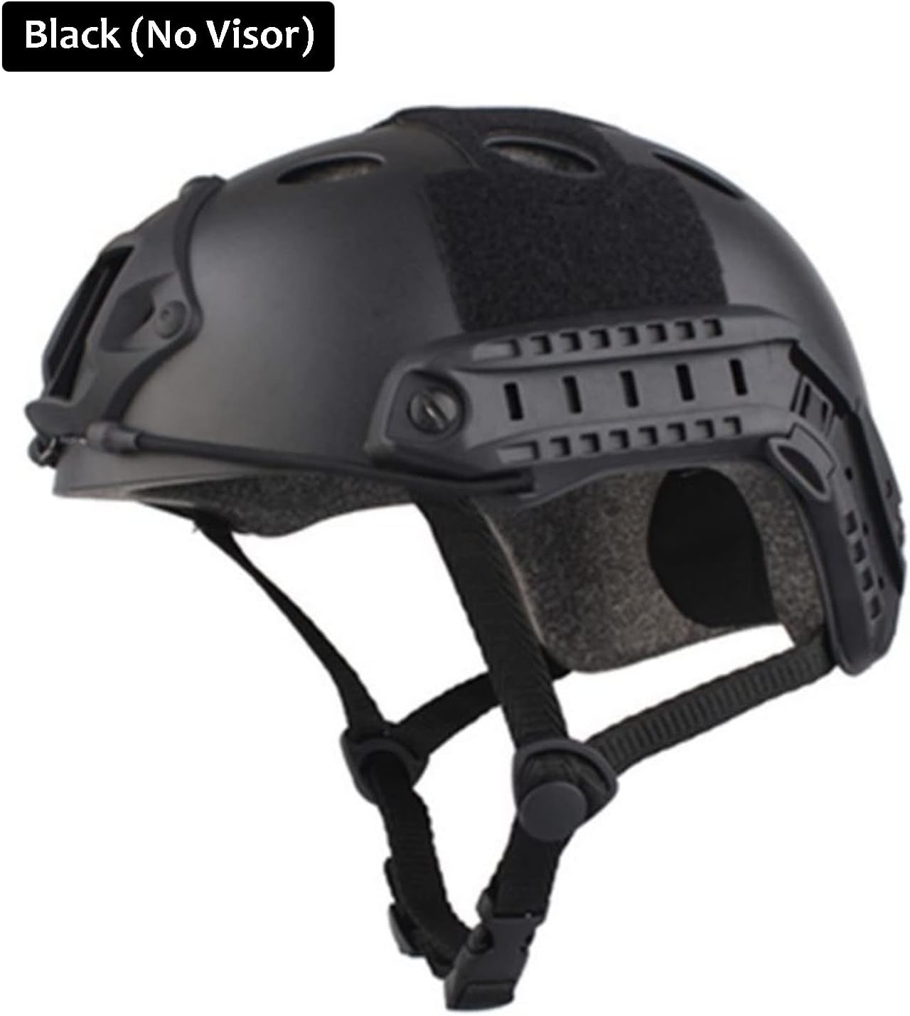 Tactical Fast Helmet Army Military Visor Goggles PJ BJ MH NVG Mount Airsoft Paintball Hunting Shooting Protective Gear (Black PJ Type, Visor) : Sports & Outdoors