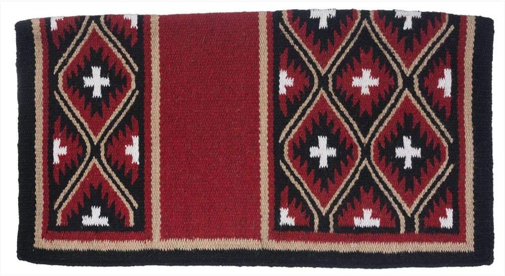 Couverture De Selle Western SSSCCC – Design Nouvelle-Zélande – Laine Fait Main 34x36