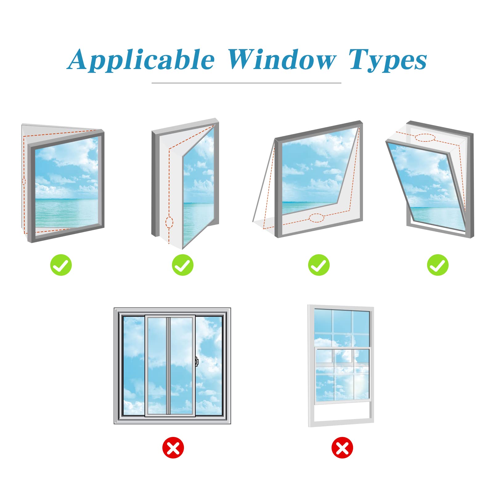 Guarnizione Per Condizionatore Portatile - Kit Per Finestra 400x45cm - Impermeabile, Con Nastro Adesivo - Foto 6
