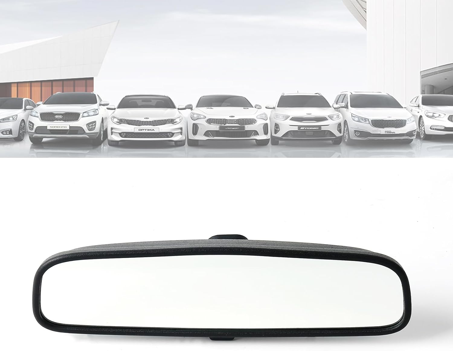 AKSOLONT 10.6" Rear View Mirror, Interior Rearview Mirror