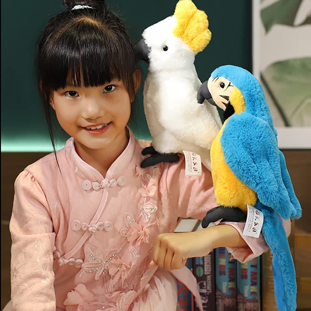 Amazon.co.jp: オウム ぬいぐるみ 25cm ホワイト オウム 人形