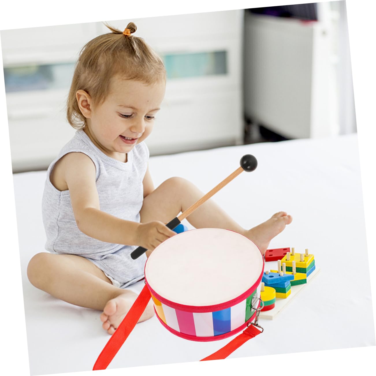Toyvian 6paia Bacchette Per Strumenti Musicali Mallet Per Tongue Drum e Marimba Percussione Strumenti Orff Colori e Facili Da Usare e Resistenti